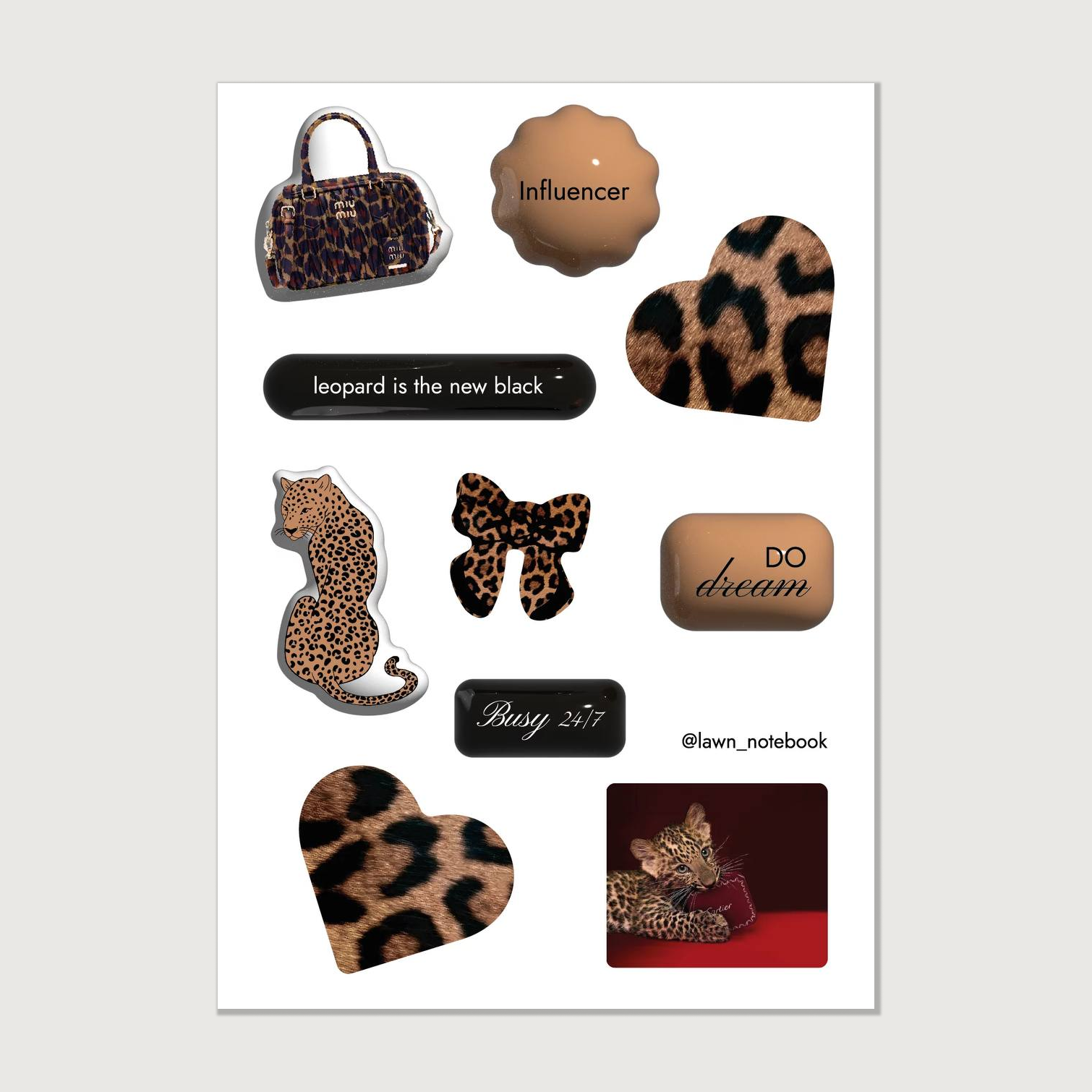 Stickers "Leopard"